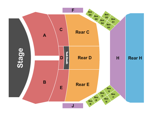 Charleston Music Hall Rick Springfield Seating Chart